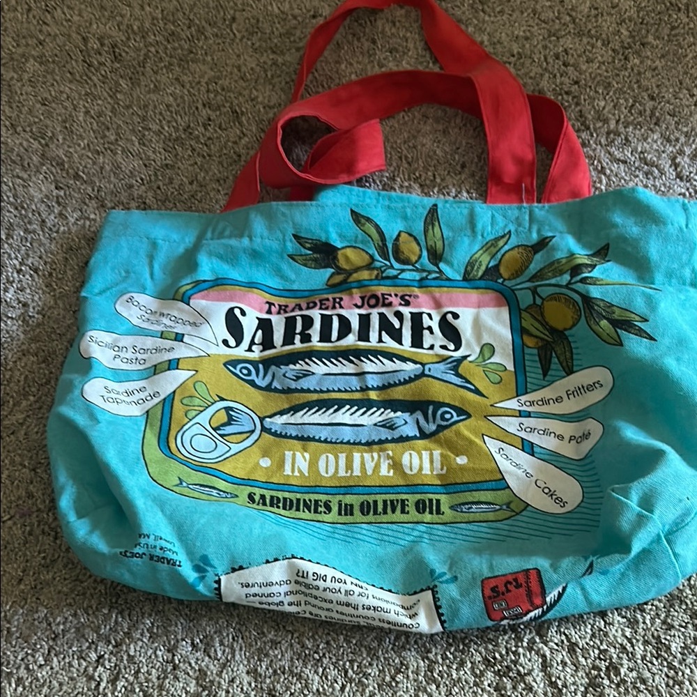 Trader Joe's Sardines Tote Bag